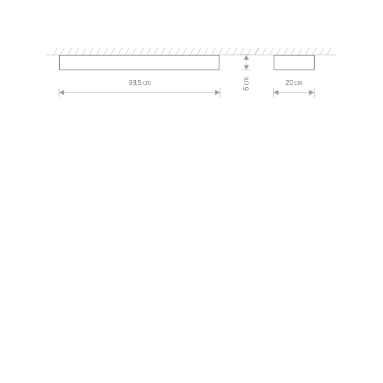 Plafon SOFT LED 90X20 7542 Nowodvorski - zdjęcie 4