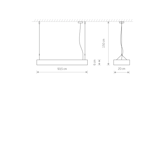 Lampa wisząca SOFT LED 90X20 7545 Nowodvorski - zdjęcie 5