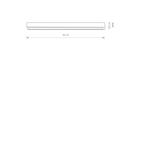 Plafon STRAIGHT LED CEILING M 7558 biały 92 cm Nowodvorski - zdjęcie 2