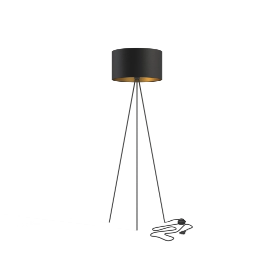 Lampa podłogowa CADILAC I black-gold 7991 Nowodvorski