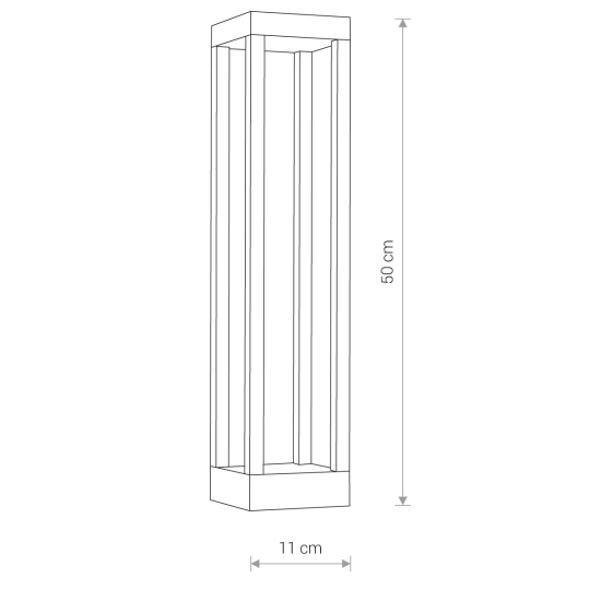 Lampa stojąca STRUCTURE LED 13W 8145 IP54 Nowodvorski - zdjęcie 3