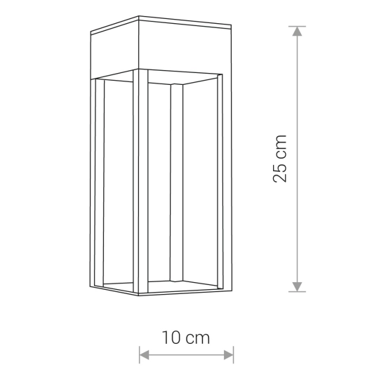 Kinkiet STRUCTURE LED 13W 8146 IP54 Nowodvorski - zdjęcie 3