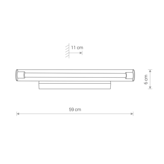 Kinkiet ION LED M 8171 Nowodvorski 59cm - zdjęcie 3