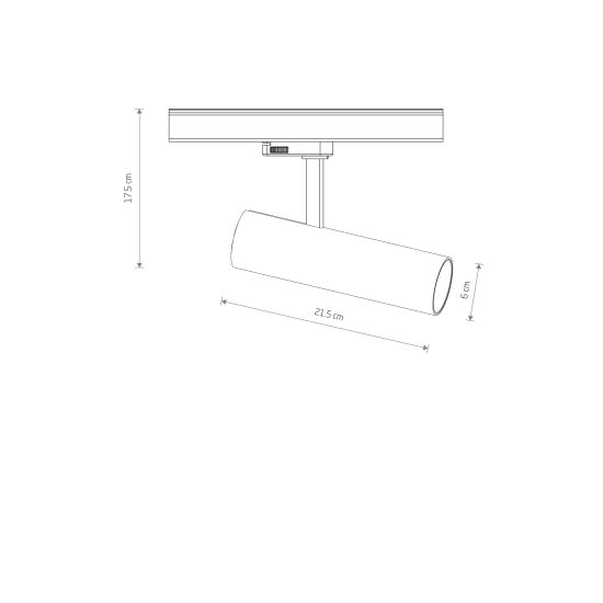Reflektor na szynoprzewód 3-fazowy 4000K CTLS MILO LED 15W COMMERCIAL Lighting 8765 Nowodvorski - zdjęcie 10