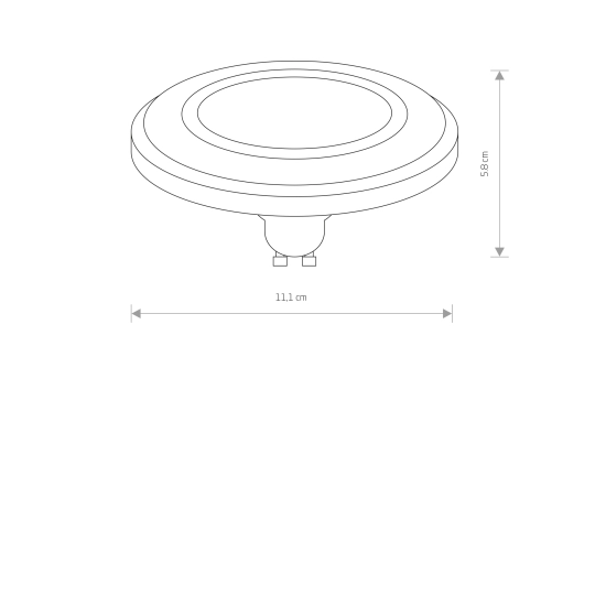 REFLECTOR LED GU10 ES111 LENS 9W 4000K ANGLE 30 9213 Nowodvorski - zdjęcie 2