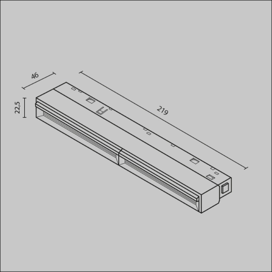 Lampa szynowa Parete Exility 3000K 12W 120° TR106-2-12W3K-B Maytoni - zdjęcie dodatkowe 7