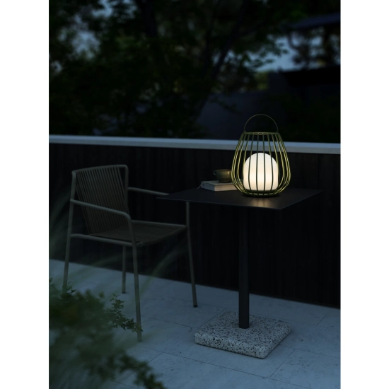 Oliwkowy lampion LED Jim To Go - Nordlux, bezprzewodowy 2218105023