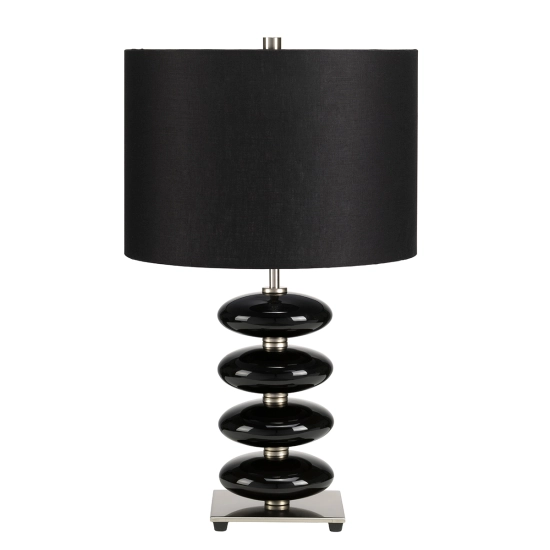kinkiecik.pl Lampa stołowa Onyx – 1 źródło światła – Czarna ONYX-TL-BLK Elstead Lighting