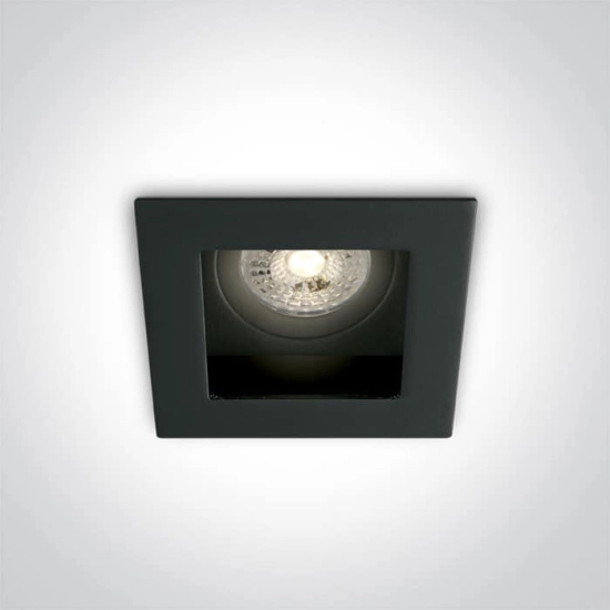 kinkiecik.pl Oprawa podstropowa Dark Light Square Metal 51105TA/B ONE LIGHT