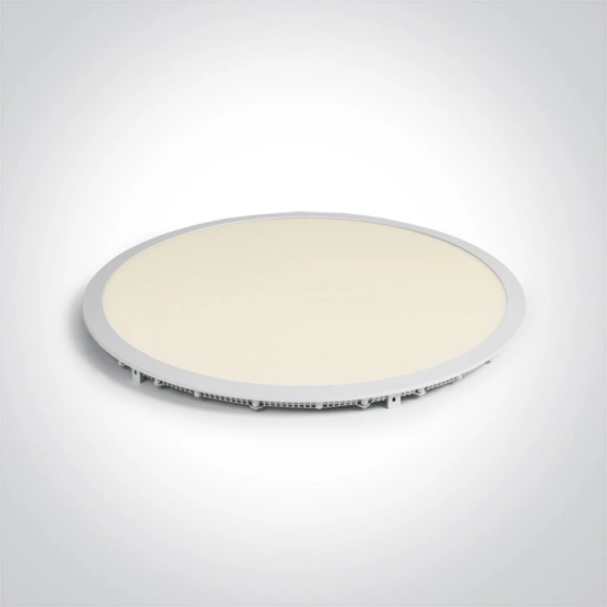 kinkiecik.pl Oprawa podstropowa Round Recessed Panel 48W 10148PE/W/W ONE LIGHT 3000K 60cm
