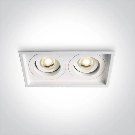 kinkiecik.pl Oprawa podstropowa Semi Dark Light GU10 Series 51205N/W ONE LIGHT