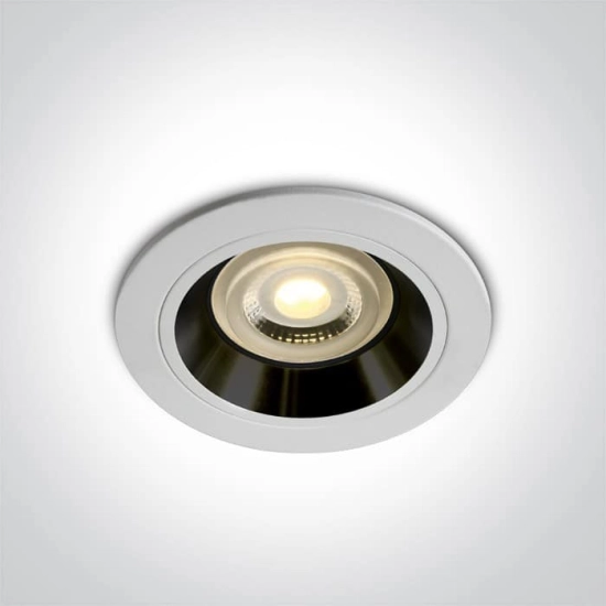 kinkiecik.pl Lampa wpuszcana The Dark Light Range Aluminium 10105ALG/W/B ONE LIGHT