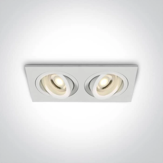 kinkiecik.pl Oprawa podstropowa The Dual Ring GU10 Range 51205ABG/W ONE LIGHT