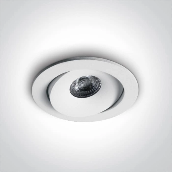 kinkiecik.pl Oprawa podstropowa The IP54 COB Outdoor/Bathroom Range 11107P/W/W ONE LIGHT