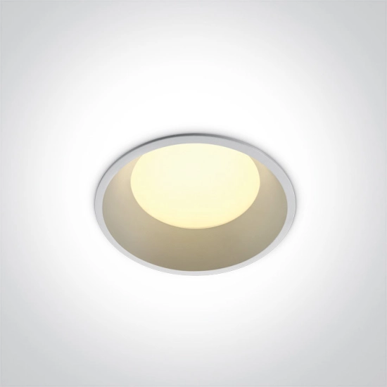 kinkiecik.pl Oprawa podstropowa The IP54 Dark Light Bathroom Downlights 10109FD/W/C ONE LIGHT 4000K