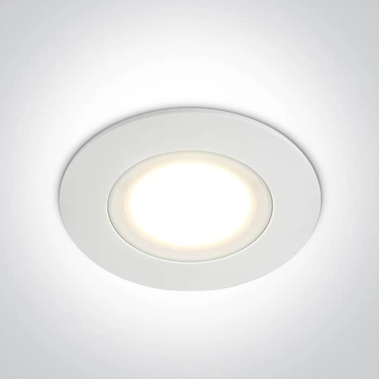 kinkiecik.pl Oprawa podstropowa The IP65 Bathroom Range 10106P/W/W ONE LIGHT