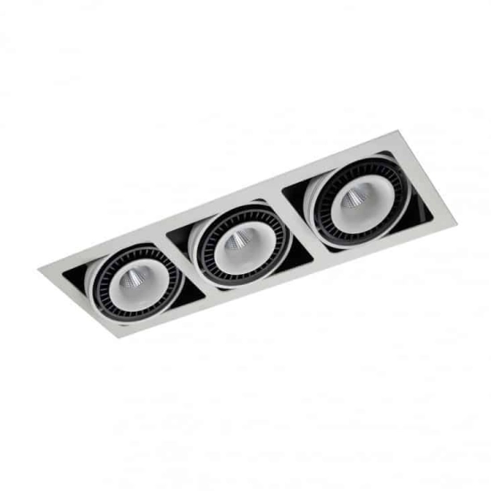 Oprawa stropowa Alesso GL7116-3/54W WH+BL Italux - zdjęcie produktu
