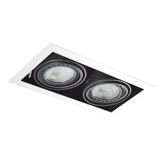 Oprawa stropowa Nova 2 (white/black) ES111 AZ2877 AZZARDO