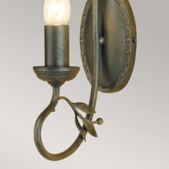 Kinkiet Olivia – 1 źródło światła – Czarno-złoty OV1-BLK-GOLD Elstead Lighting