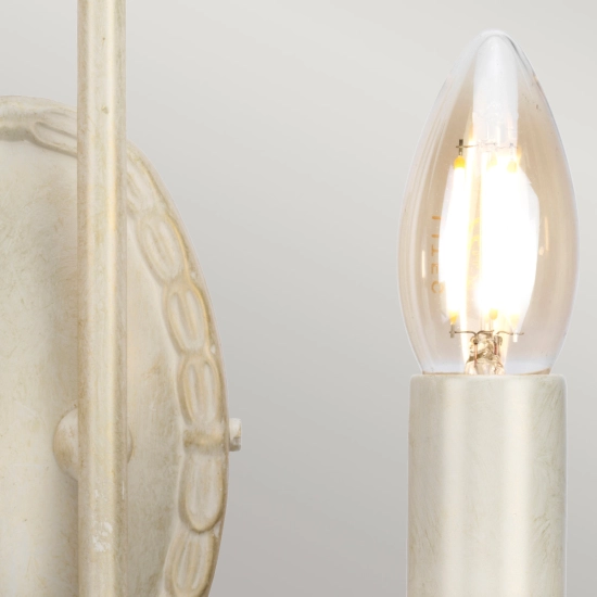 Kinkiet Olivia – 2 źródła światła – Kość słoniowa i złoto OV2-IVORY-GOLD Elstead Lighting