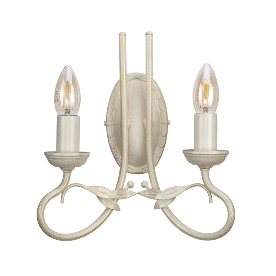 Kinkiet Olivia – 2 źródła światła – Kość słoniowa i złoto OV2-IVORY-GOLD Elstead Lighting