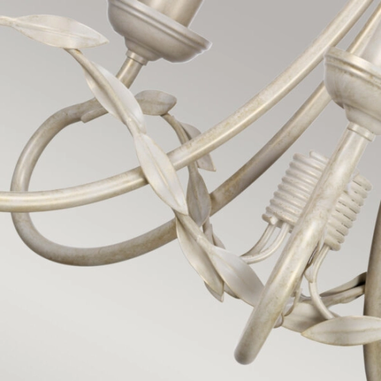 Żyrandol Olivia – 5 źródeł światła – Kość słoniowa i złoto OV5-IVORY-GOLD Elstead Lighting
