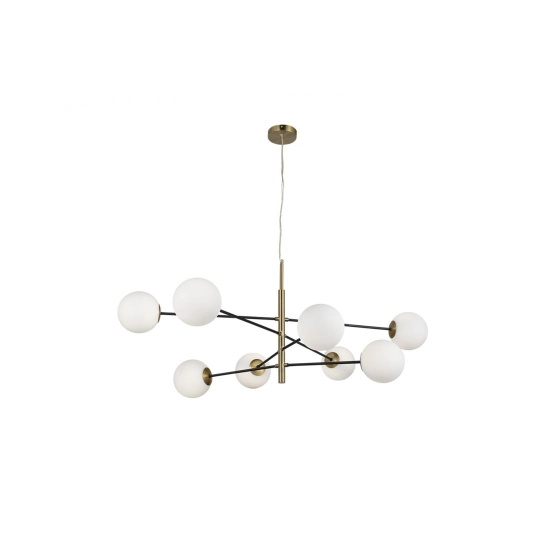 Lampa wisząca Oviedo 8 (gold/black) AZ4423 AZZARDO