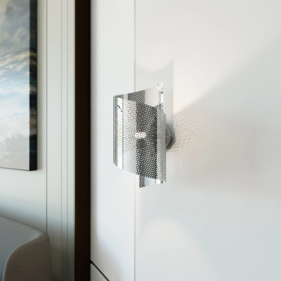 Kinkiet SPIRAL CHROME 1358/1 EMIBIG Lighting
