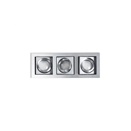 Lampa wpuszczana PACO 3 AZ0801 aluminium AZZARDO
