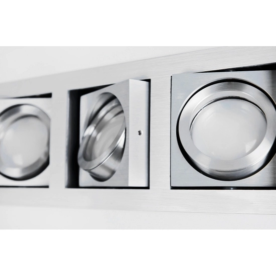 Lampa wpuszczana PACO 3 AZ0801 aluminium AZZARDO