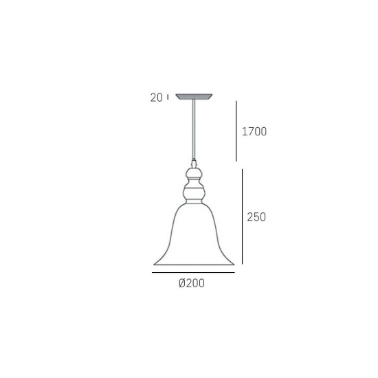 Lampa wisząca Paris - P01789BK CosmoLight - zdjęcie dodatkowe 3
