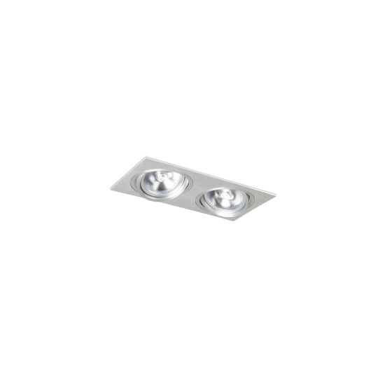 PASADENA G53 SQ II aluminium szczotkowane 12V G53 2x50W R12704 Rendl light studio