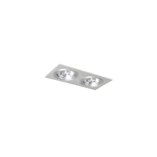 PASADENA G53 SQ II aluminium szczotkowane 12V G53 2x50W R12704 Rendl light studio
