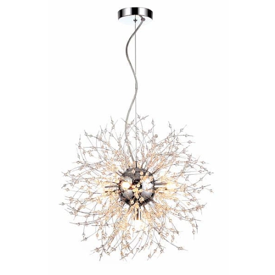 Pearls lampa wisząca 5 pł chrom 325305-06 Reality - zdjęcie produktu