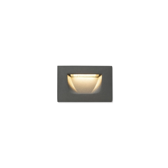 PER wpuszczana antracyt 230V LED 3W IP54 3000K R12577 Rendl light studio