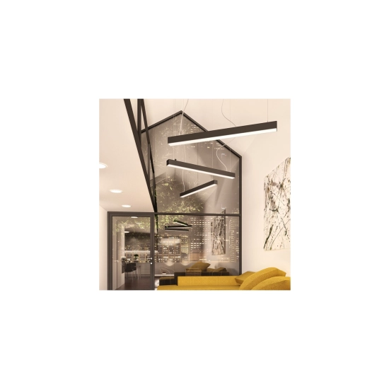 PESANTE 75 wisząca czarna 230V LED 40W 3000K R12721 Rendl light studio - zdjęcie produktu
