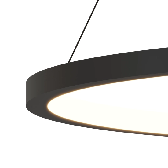 Lampa Wisząca Ringa LED czarna PL0150-BK yaskr