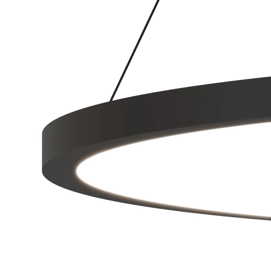 Lampa Wisząca Ringa LED czarna PL0150-BK yaskr