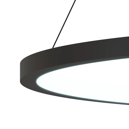 Lampa Wisząca Ringa LED czarna PL0150-BK yaskr