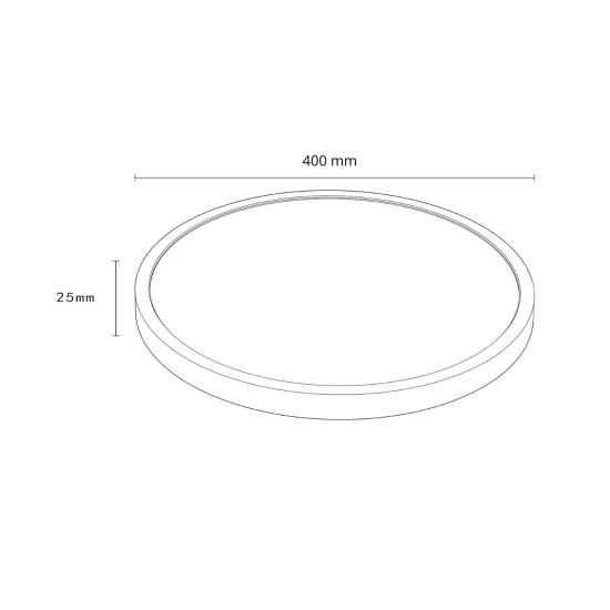 Plafon California LED CCT biały 40 cm LP-2505/1C-40 WH LIGHT PRESTIGE