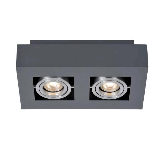 Plafon Casemiro IT8002S2-BK/AL Italux - zdjęcie produktu