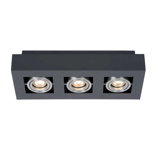 Plafon Casemiro IT8002S3-BK/AL Italux - zdjęcie produktu