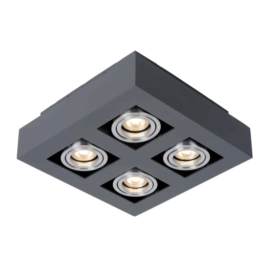 Plafon Casemiro IT8002S4-BK/AL Italux - zdjęcie produktu