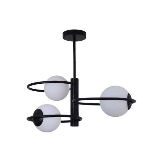 Plafon Dorado ring czarna 3x E14 LP-002/3C ring BK Light Prestige