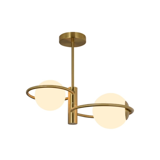 Plafon Dorado ring złota 2 x E14 LP-002/2C ring Light Prestige