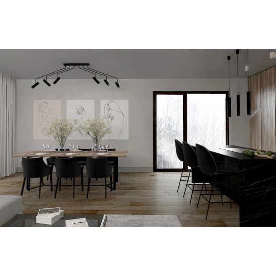 Plafon EYE SUPER BLACK VI 6505 Nowodvorski - zdjęcie produktu