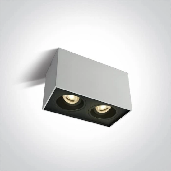 kinkiecik.pl Plafon GU10 Adjustable Square Cylinders 12205YA/W ONE LIGHT