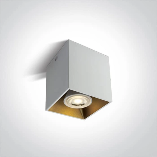 kinkiecik.pl Plafon GU10 Decorative Square Cylinders 12105TA/W ONE LIGHT