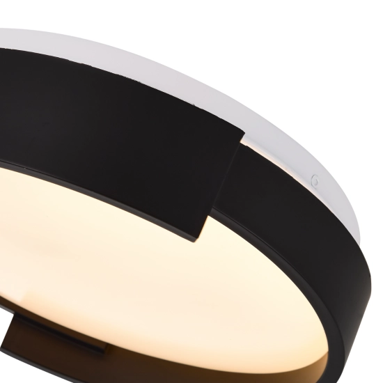 Plafon Halo 38 cm czarny LED CCT LP-1453/1C-38 BK Light Prestige
