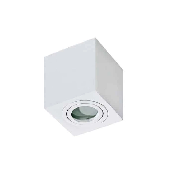 Plafon IP44 BRANT SQUARE 1 white AZ2822 AZZARDO